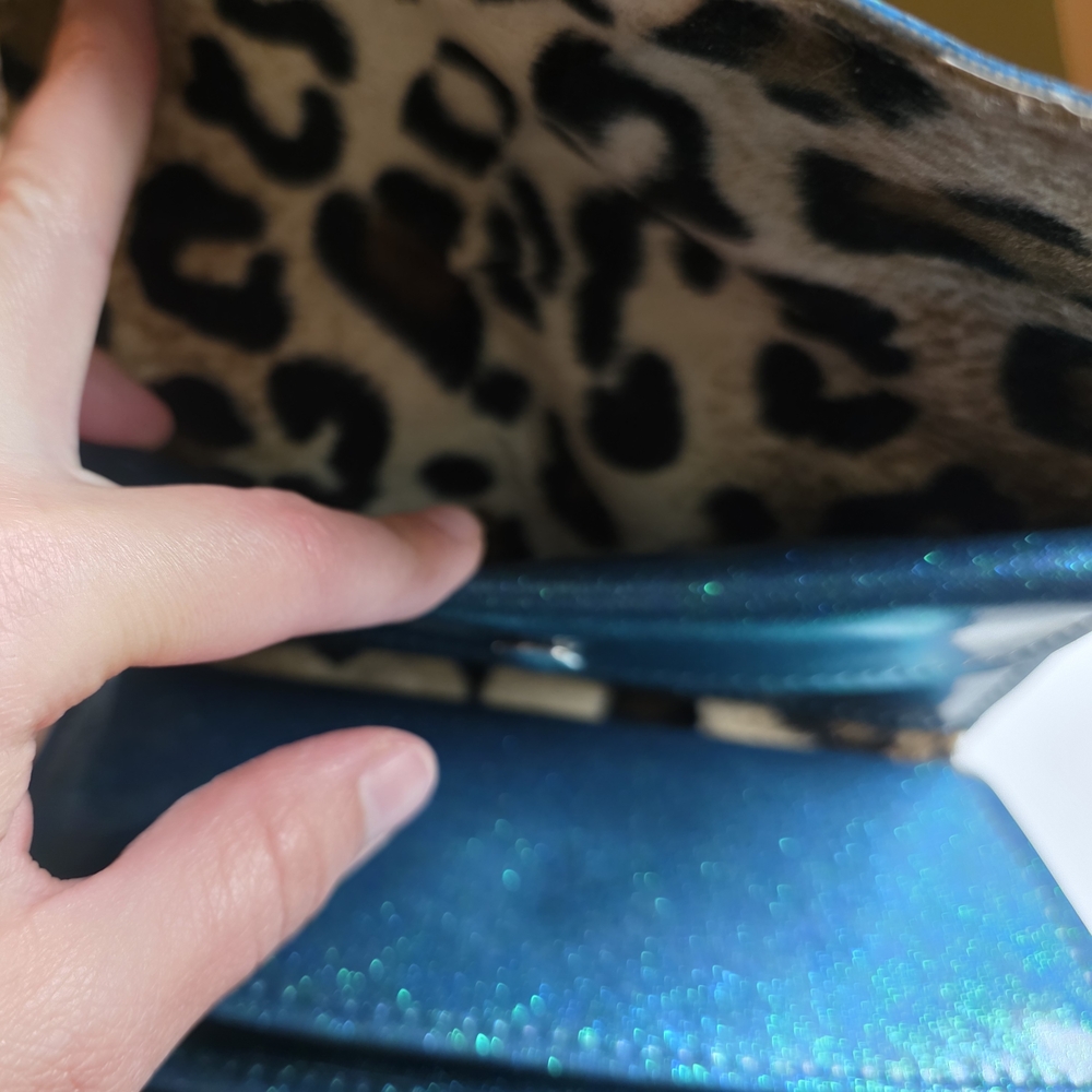 Trophy Queen Blue Glitter Wallet - Picture 7 of 10